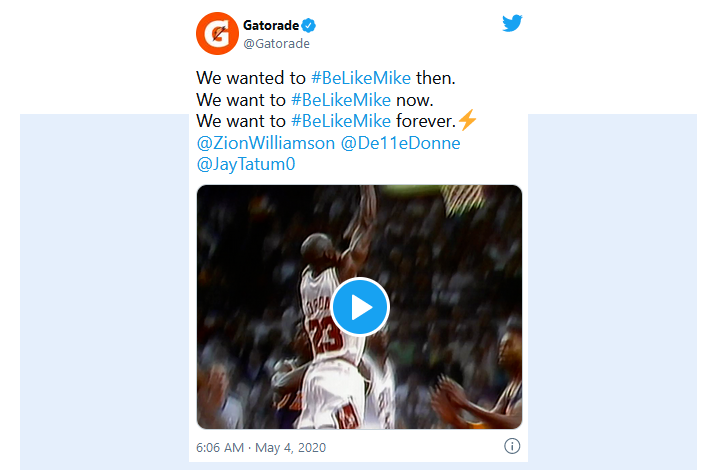 成功案例 | 佳得乐： 怀旧球赛+Twitter营销=数据翻倍、好评如潮！