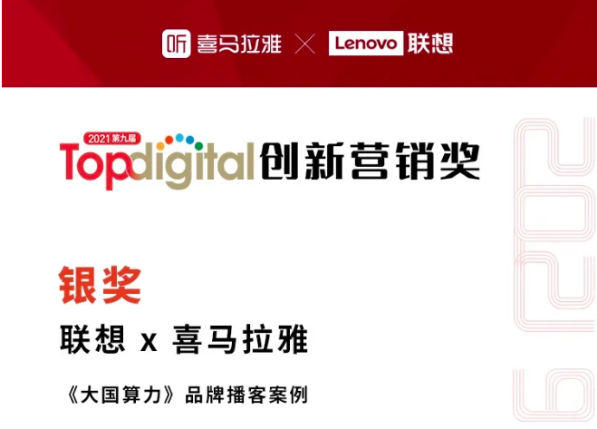 喜马拉雅荣获第九届TopDigital创新营销奖三项大奖
