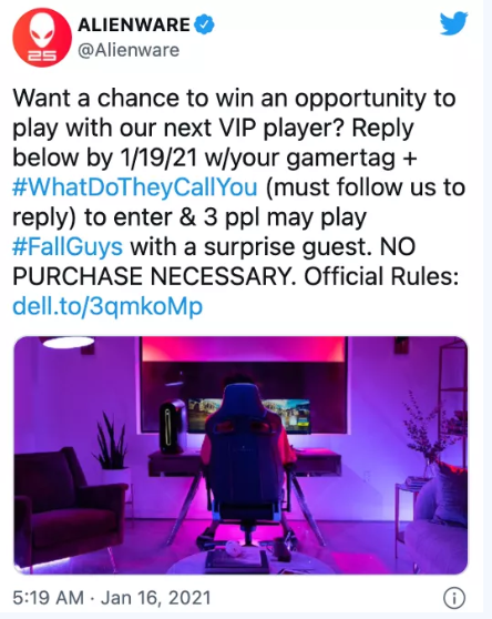 Twitter触达Z世代玩家，外星人游戏本自有一套！